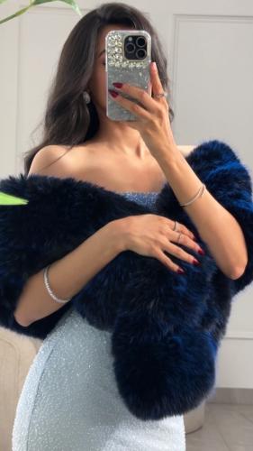 شال فرو مموج المقاس:(FREE SIZE)