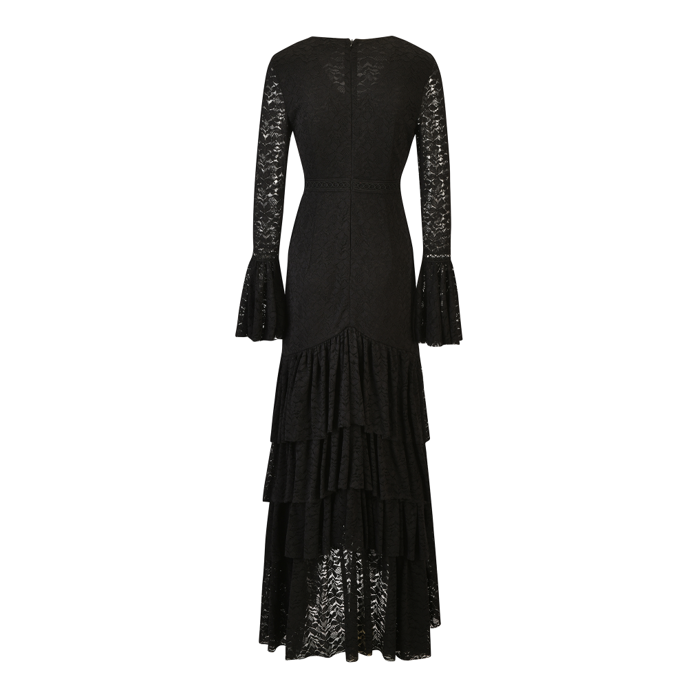 Elegant Lace Design Dress SIZE:(M)