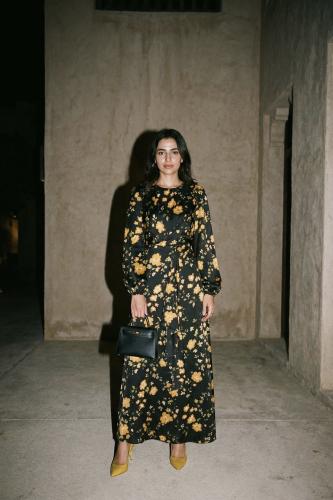 Black Satin Floral Maxi Dress SIZE:(S)