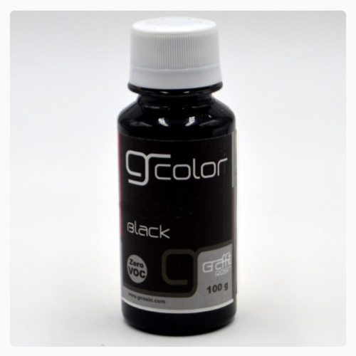 لون غرافيتي أسود سائل