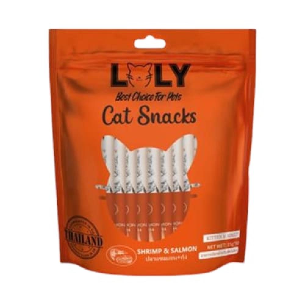 Lollycat Salmon & Shrimp Treats 50 Sachets