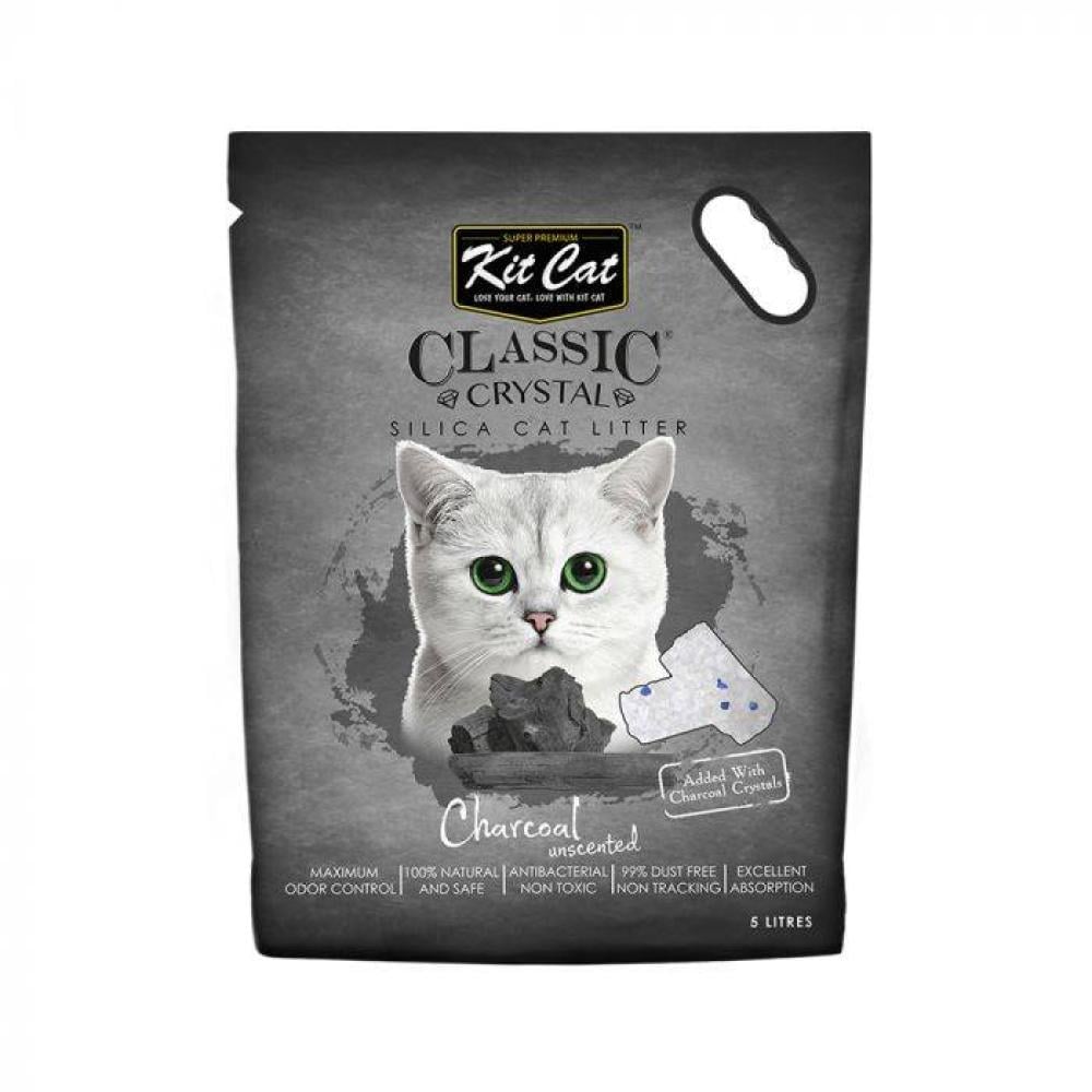 Kit Cat Crystal Silica Carbon Cat Litter, 5L