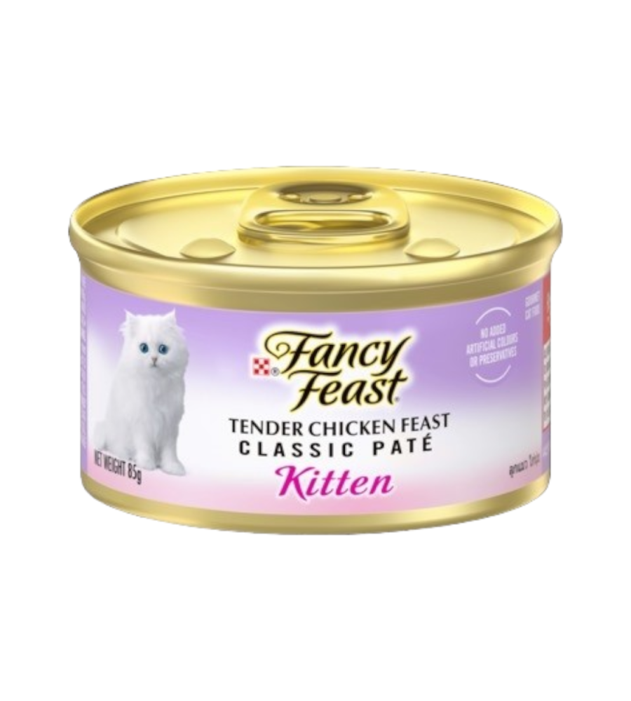 فانسي فيست طعام رطب بنكهة الدجاج الطري للقطط الصغيرة 85 جرام