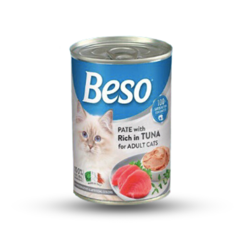 بيسو باتي غني بنكهة التونة غذاء متكامل للقطط البال...