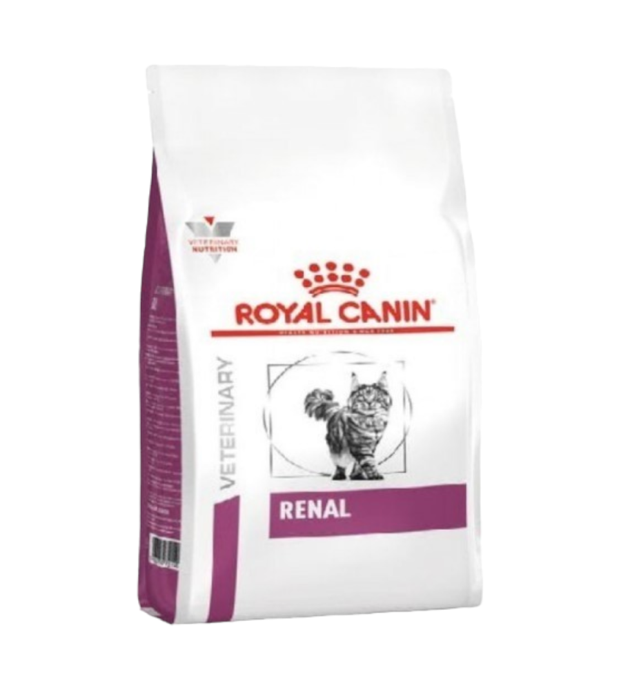 Royal Canin Renal Dry Cat Food for Kidney Support - 2 kg