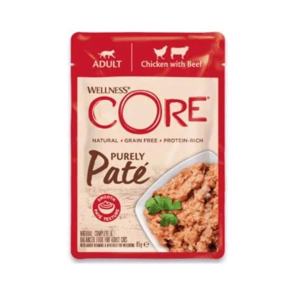 ويلنس كور بيورلي باتية اظرف دجاج ولحم بقري 85 جم