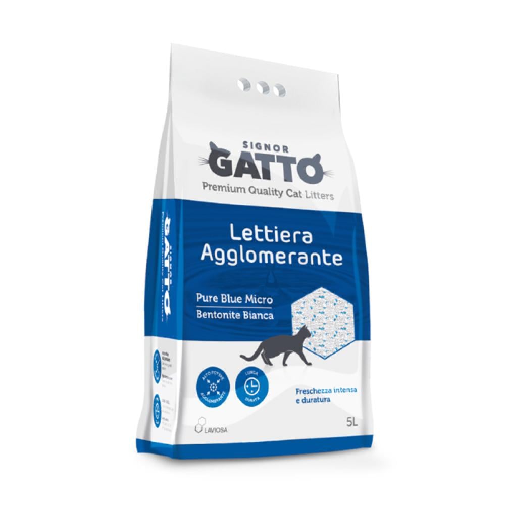 Senior Gato Blue Soft Cat Litter with Fresh Scent 15L