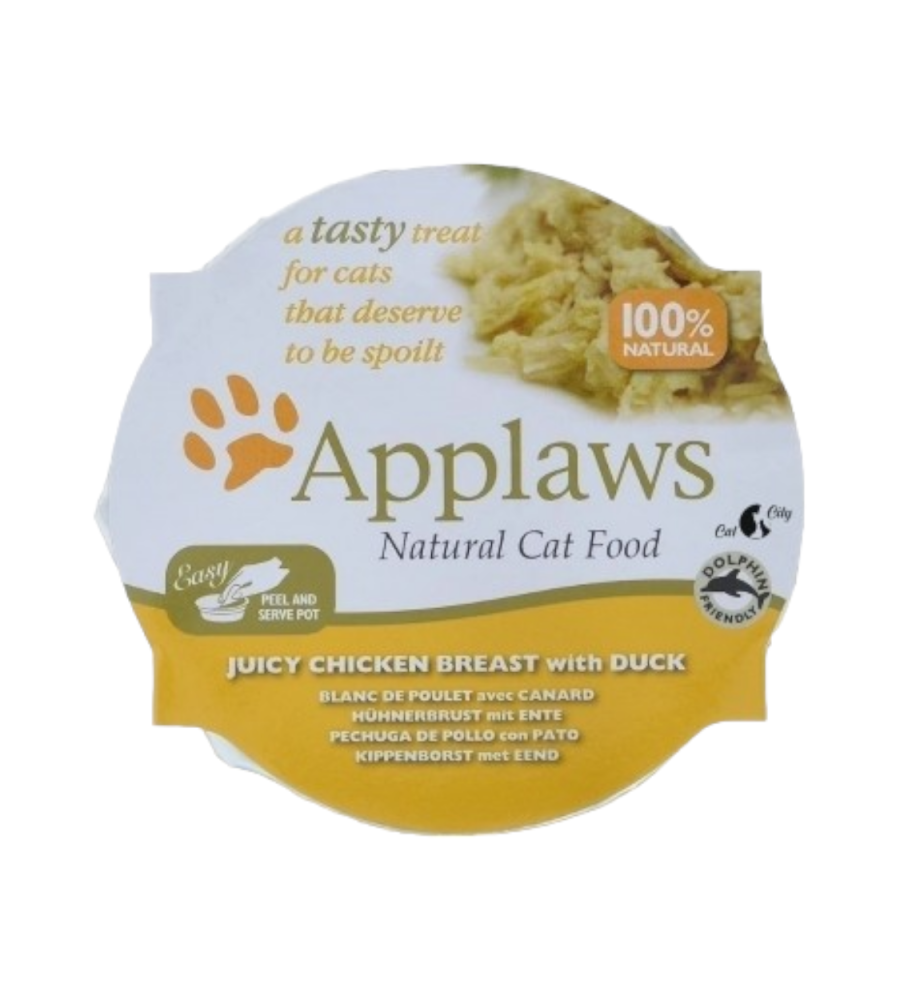 Applaws Wet Cat Food Dish Chicken Duck Flavor 60g متجر cat