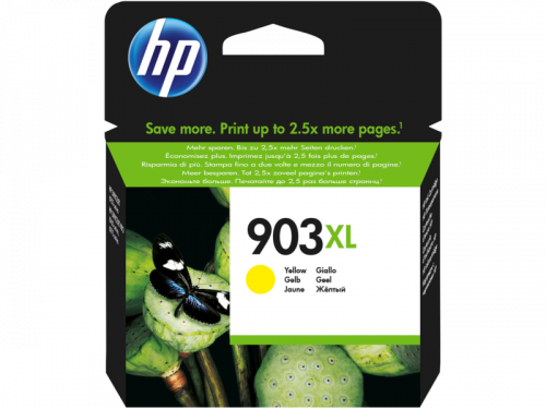 خرطوشة طباعة حبرية HP 903XL‏ أصلية صفراء عالية الإنتاجية (T6M11AE)