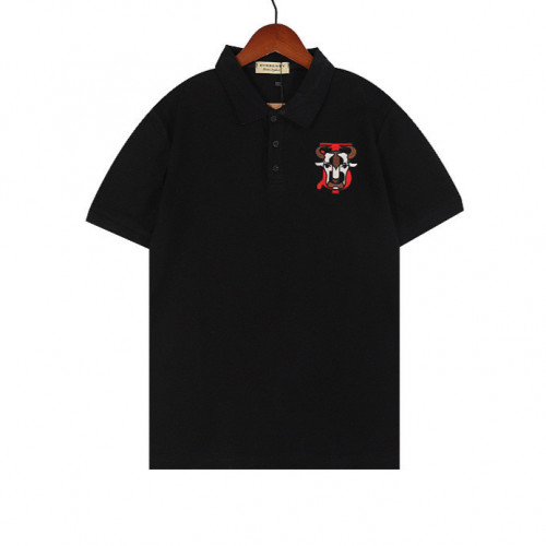 تيشيرت بربري بولو جديد مطرز بالأبيض والأسود