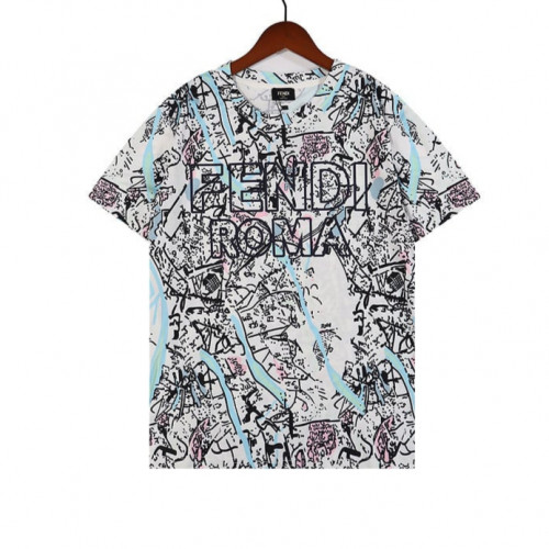 قميص من فندي قصير الأكمام للربيع والصيف جديد