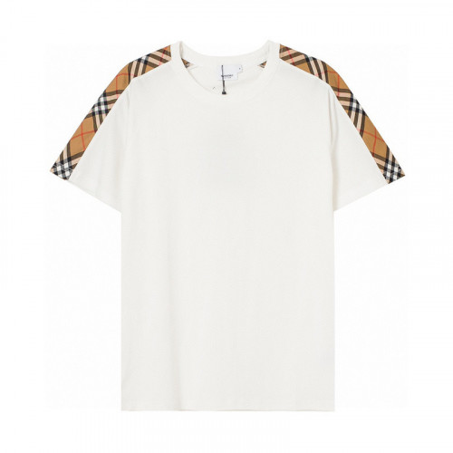 تيشيرت بربري بتطريز على الاكمام عالي الجودة مصنوع من القطن