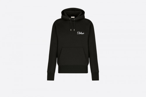 هودي ديور بتصميم ورق اللعب مع التطريز الفاخر