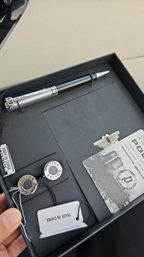 طقم قلم وكبك ماركة بوليس