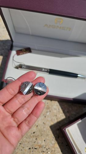 طقم قلم وكبك ماركة اقنر