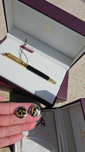 طقم قلم وكبك ماركة اقنر