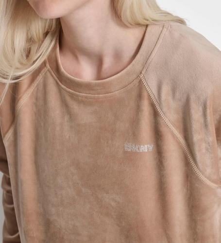 سويت شيرت مخمل ماركة DKNY