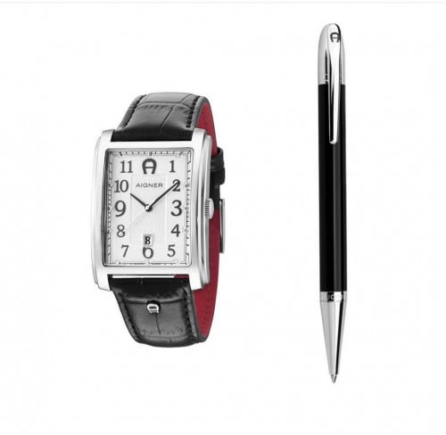 طقم ساعة وقلم ماركة اقنر