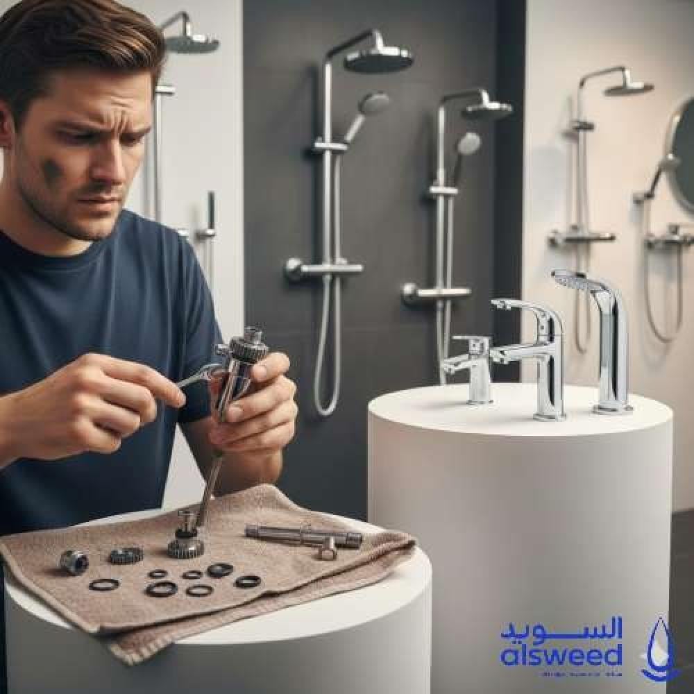 تصليح قلب خلاط الدش