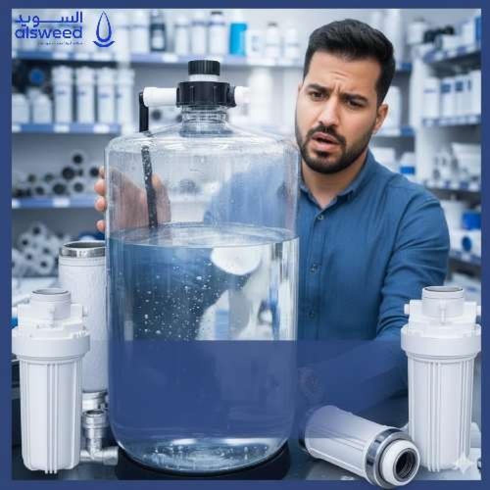 خزان فلتر الماء لا يمتلئ