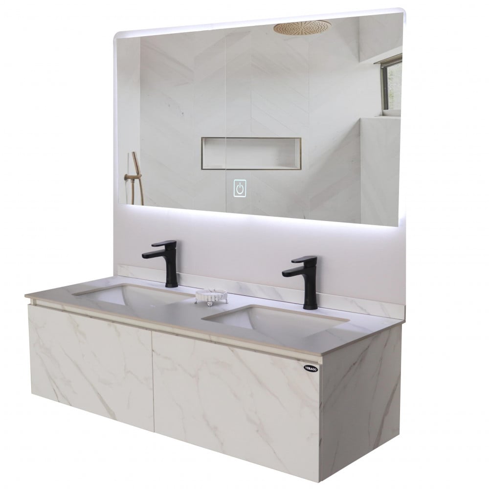 مغسلة ديكور بليوود سطح رخام 52*140 سم