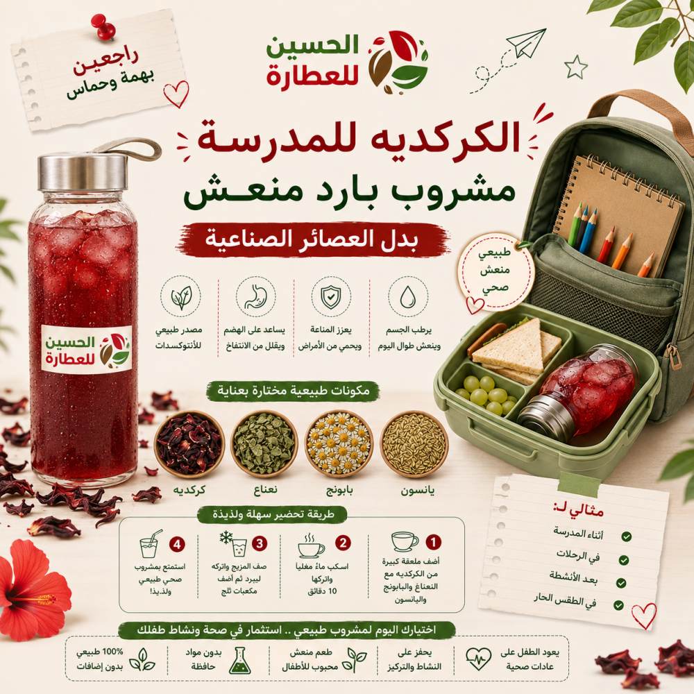 الكركديه للمدرسة