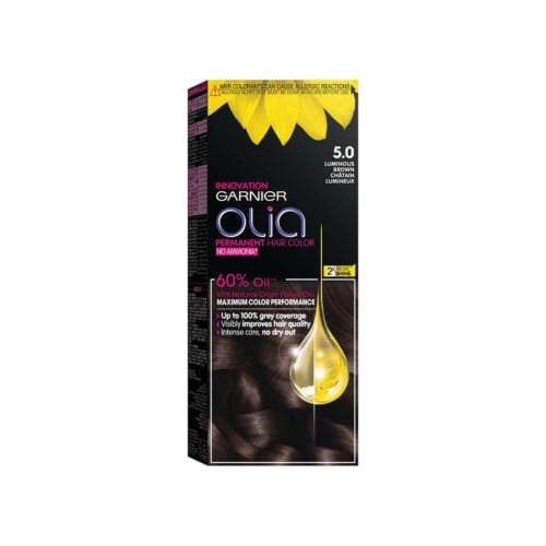 غارنييه صبغه شعر اوليا 5.0 بني لامع - Garnier Hair...