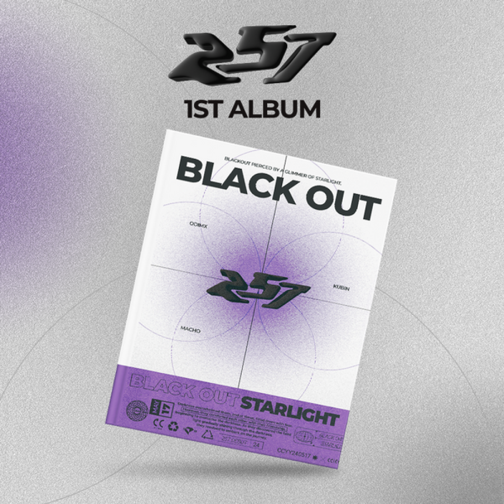 257 1st Album - BLACK OUT CD