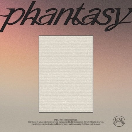 THE BOYZ 2nd Album Part.3 - Phantasy_ Pt.3 Love Letter (Send Ver.) CD