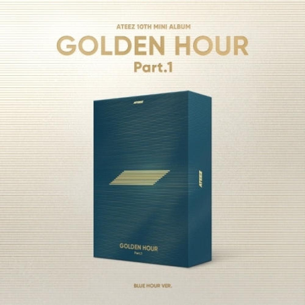 ATEEZ 10th Mini Album - GOLDEN HOUR : Part.1 (BLUE HOUR VER.) CD