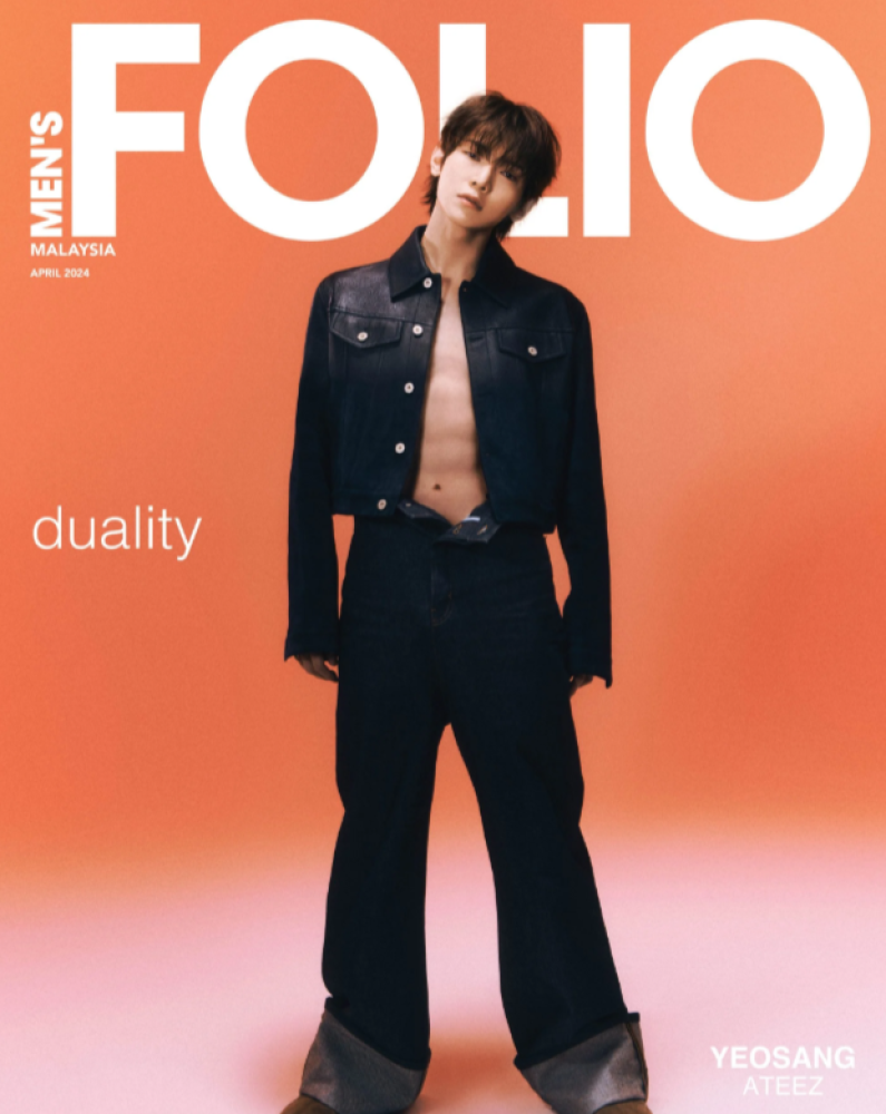 [PRE-ORDER] MEN'S FOLIO MALAYSIA MAGAZINE 2024.04 (COVER : ATEEZ YEOSANG)