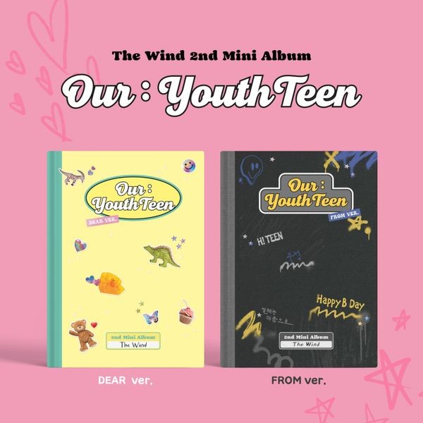 [SET] THE WIND 2nd Mini Album - Our : YouthTeen (SET Ver.) 2CD + 2Poster