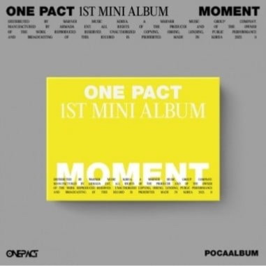 [Smart Album] ONE PACT 1st Mini Album - MOMENT POCA ABLUM