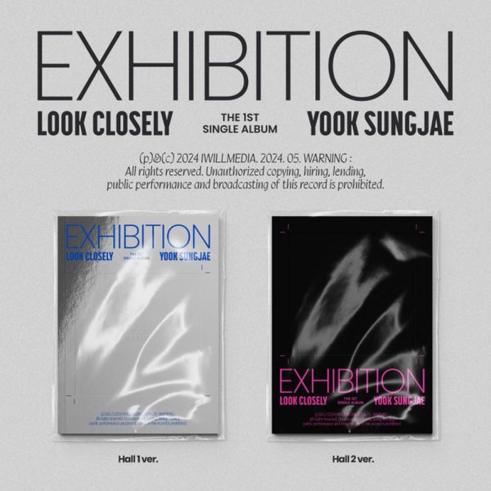 YOOK SUNG JAE 1st Single Album - EXHIBITION : Look Closely (Random Ver.) CD