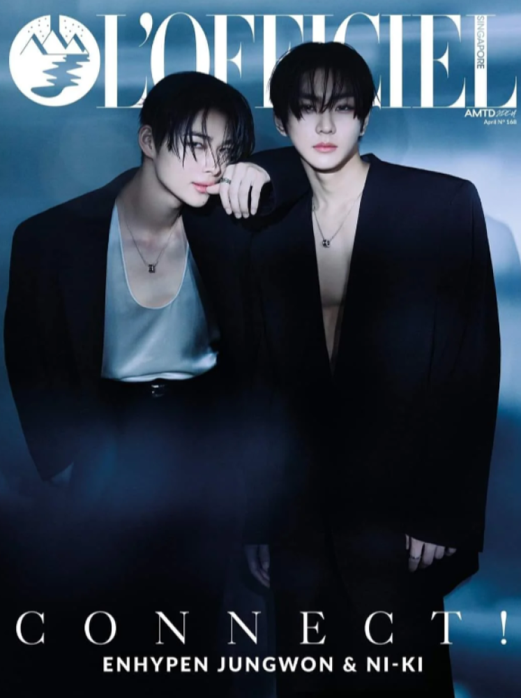 [PRE-ORDER] L'OFFICIEL SINGAPORE MAGAZINE 2024.04 (COVER : ENHYPEN JUNGWON & NI-KI)