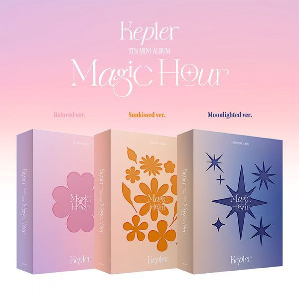 Kep1er 5th Mini Album - Magic Hour (Random Ver.) CD + Poster