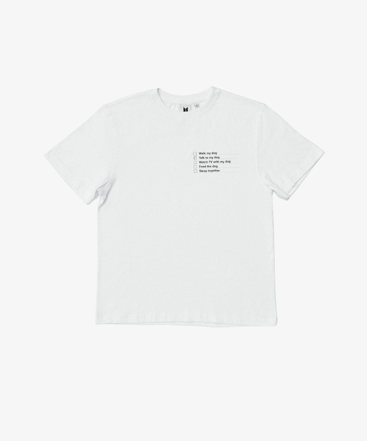 S/S T-shirt (Checklist) (White)