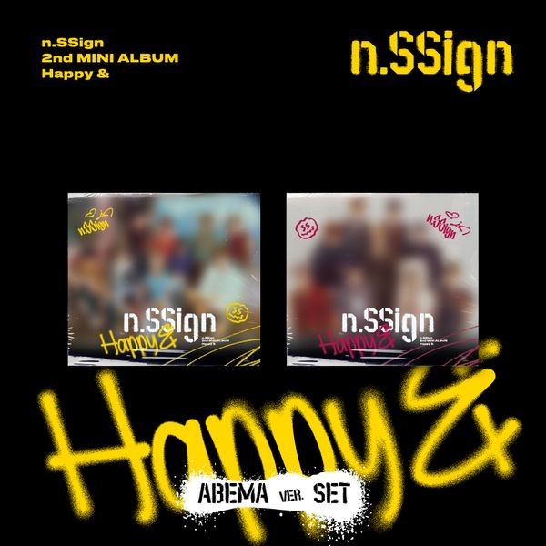 [SET] n.SSign 2nd Mini Album - Happy & (ABEMA SET Ver.) 2CD