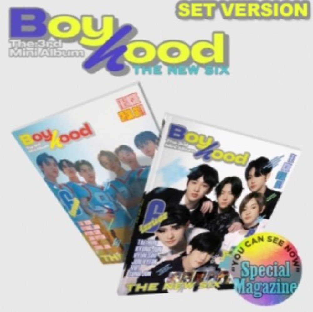 [SET] THE NEW SIX (TNX) 3rd Mini Album - BOYHOOD (SET Ver.) 2CD