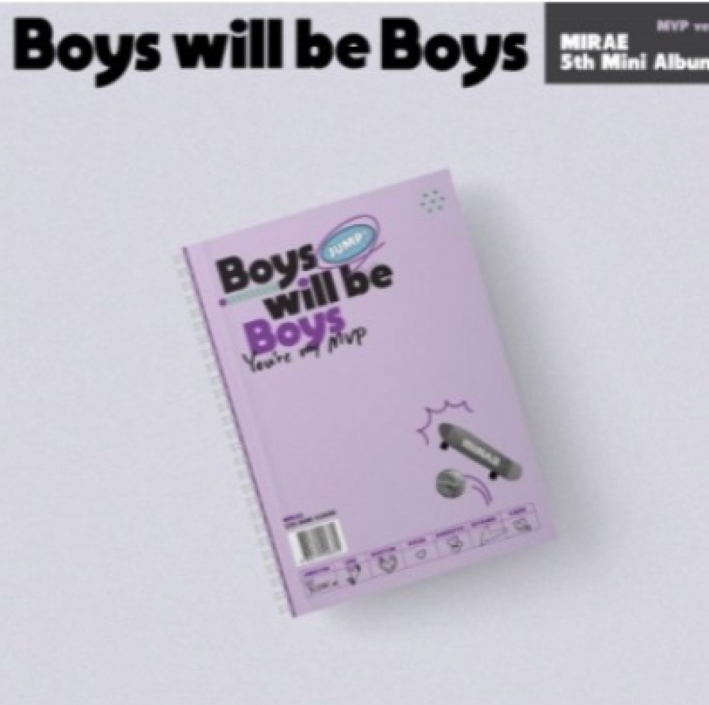 MIRAE 5th Mini Album - Boys will be Boys (MVP Ver.) CD
