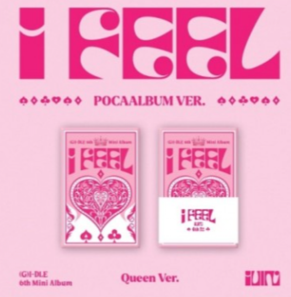 [Smart Album] (G)I-DLE 6th Mini Album - I feel (Queen Ver.) PocaAlbum