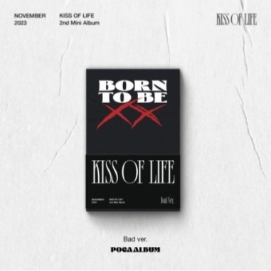 [Smart Album] KISS OF LIFE 2nd Mini Album - Born to be XX (Bad Ver.) POCA ALBUM