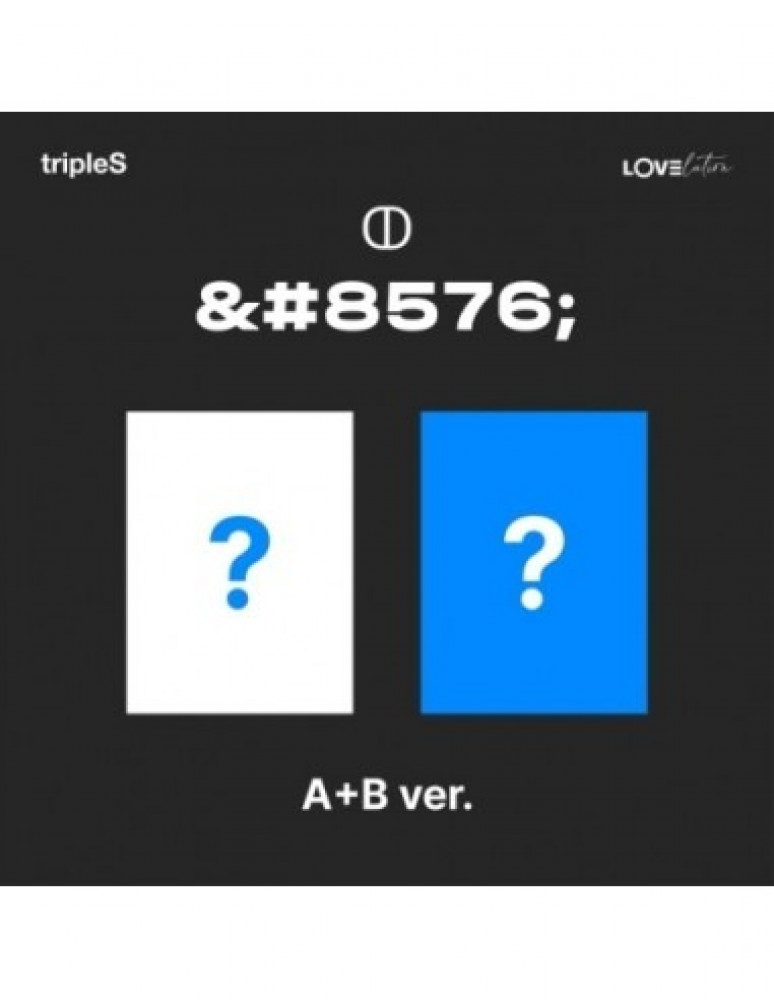 [SET] tripleS Mini Album - LOVElution (SET Ver.) 2CD