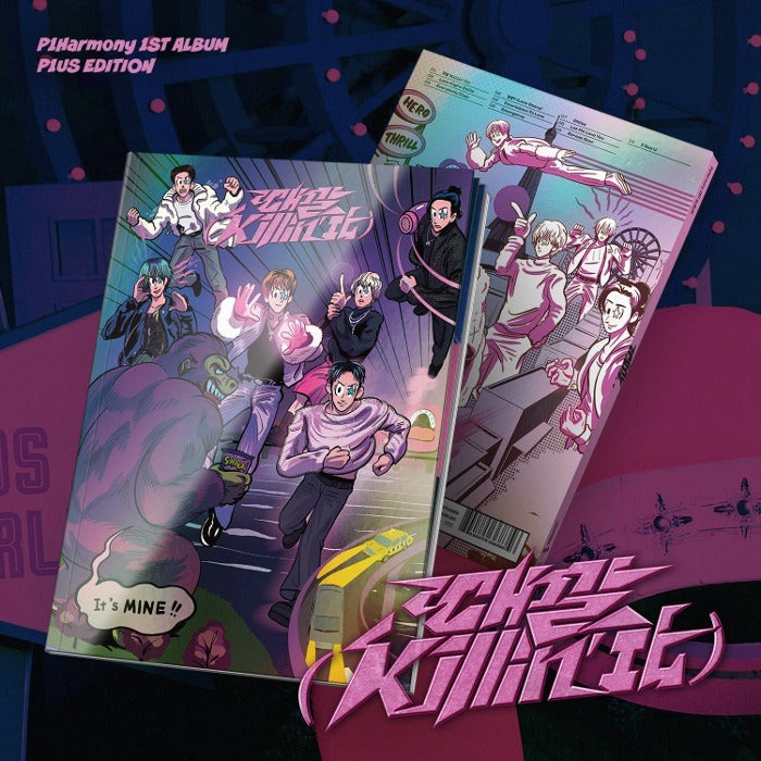 [P1us Edition] P1Harmony 1st Album - 때깔 (Killin’ It) CD + Poster