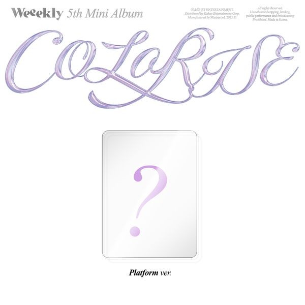[Smart Album] Weeekly 5th Mini Album - ColoRise Platform Ver.