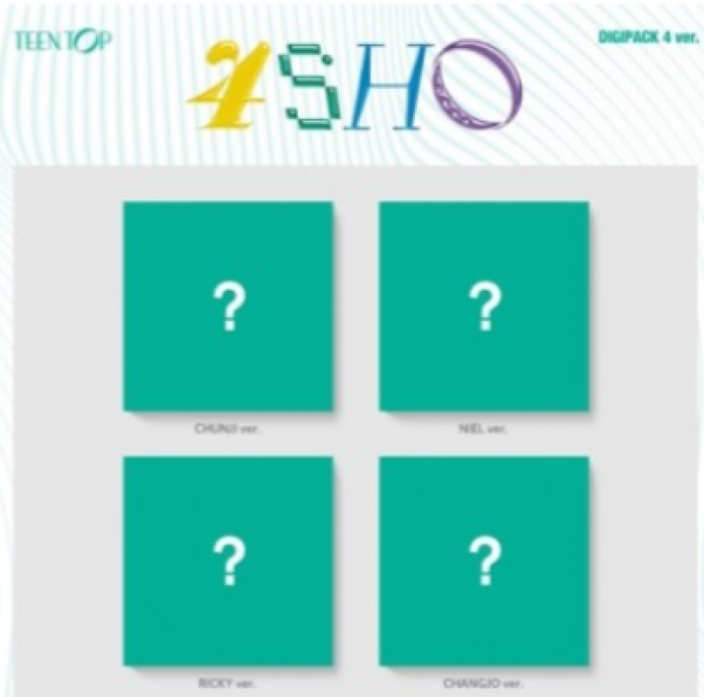 [SET][DIGIPACK] TEEN TOP 7th Single Album - 4SHO (SET Ver.) 4CD