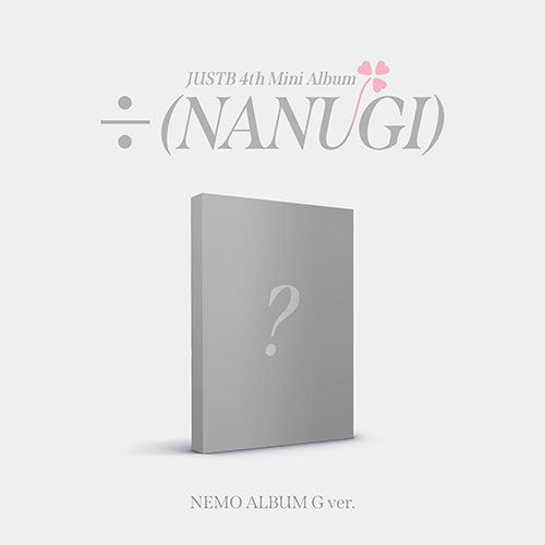 [Smart Album] JUST B 4th Mini Album - [÷ (NANUGI)] (G Ver.) NEMO ALBUM