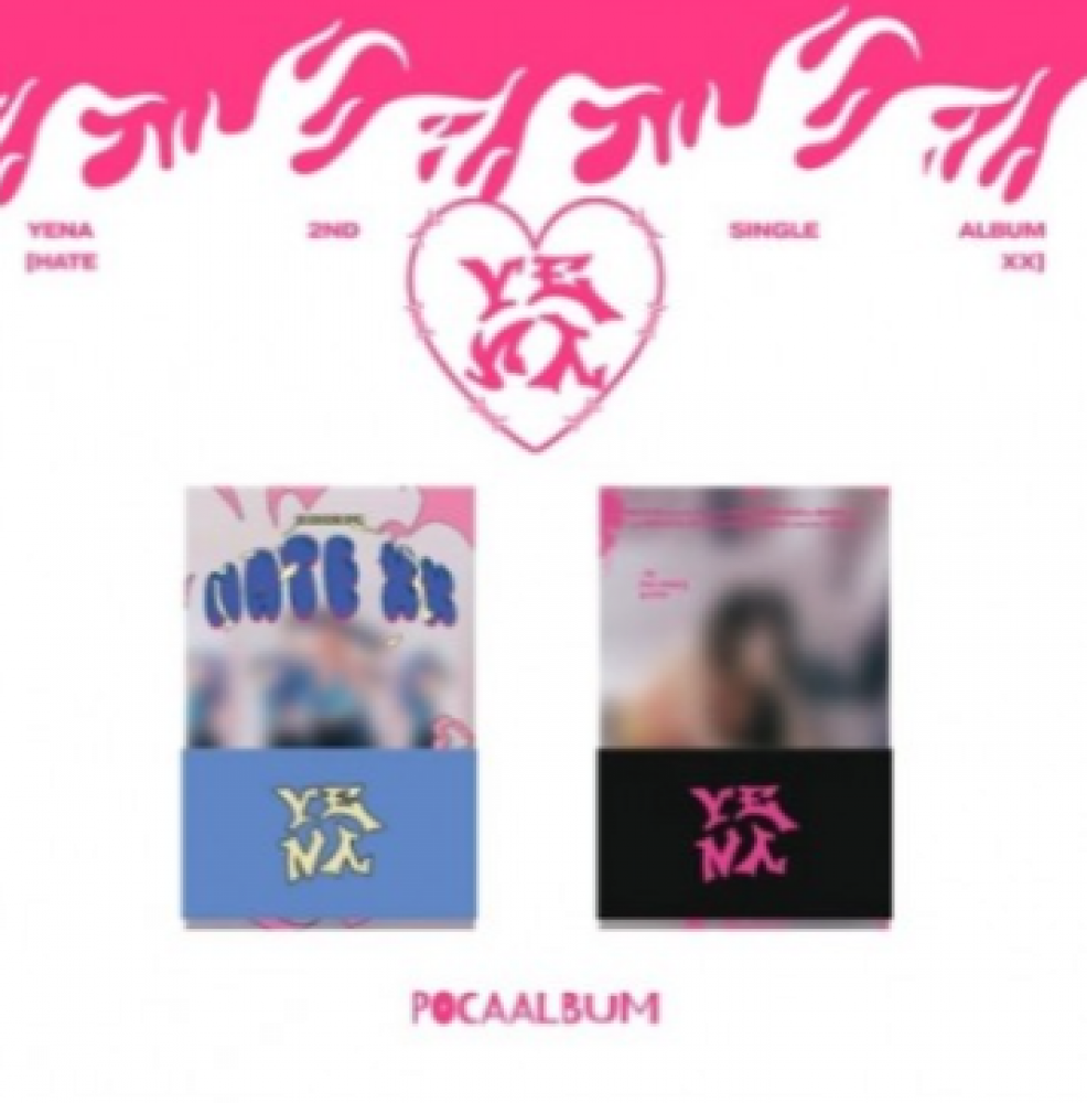 [Smart Album] YENA 2nd Single Album - HATE XX (Random Ver.) POCA ALBUM