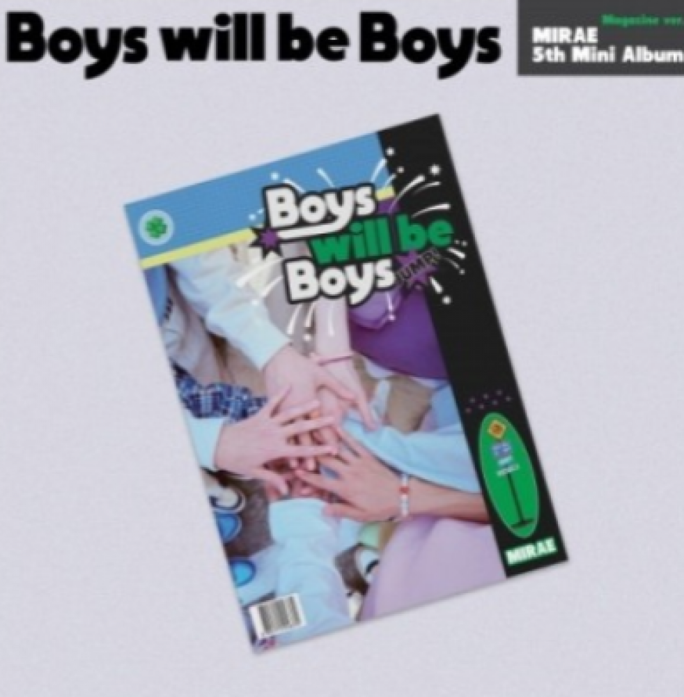 MIRAE 5th Mini Album - Boys will be Boys (Magazine Ver.) CD