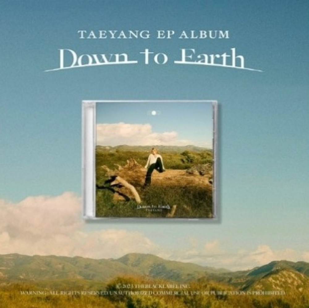 TAEYANG EP Album - Down to Earth CD + Poster